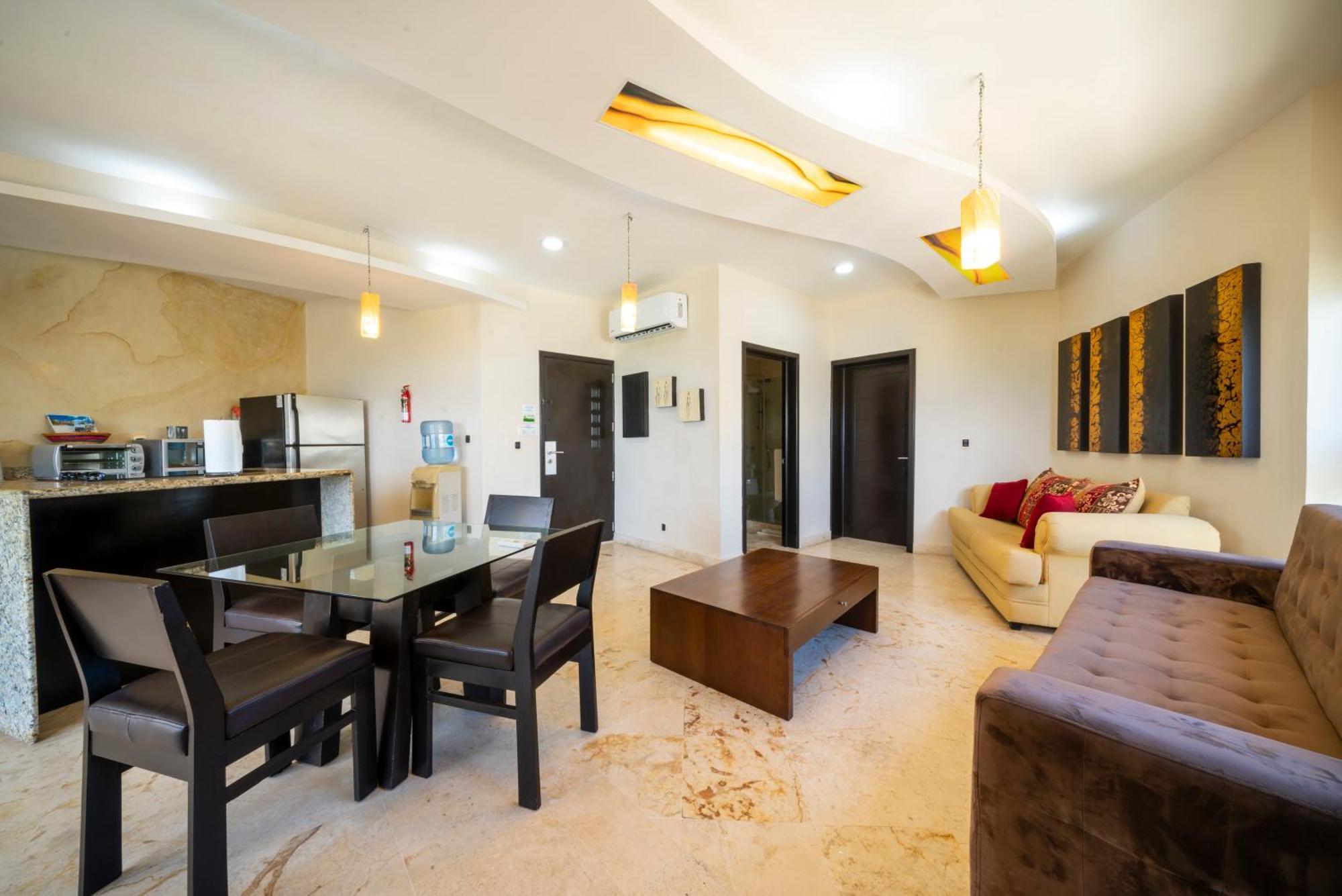 Beachfront 1 Bedroom Condo - El Faro, Surf 407 Playa del Carmen Exterior photo